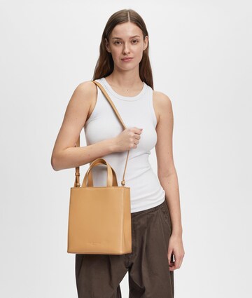 Liebeskind Berlin Tote ' PAPER BAG ' in Braun: Vorderseite