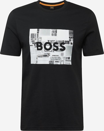 BOSS Shirt in Zwart: voorkant