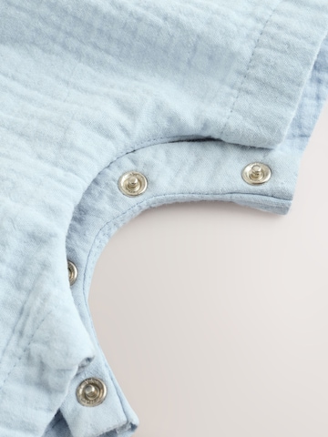 NextLoosefit Hlače s tregerima - plava boja