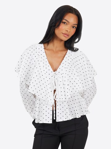 BRAVE SOUL Bluse in Weiß: Vorderseite