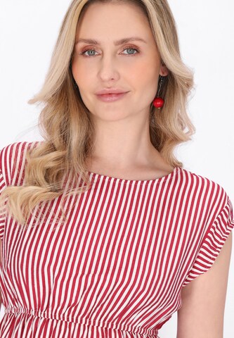 Chemisier Usha en rouge