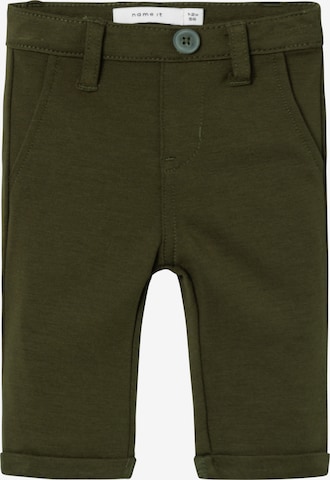 NAME IT Kalhoty 'NBMSilas' – zelená: přední strana
