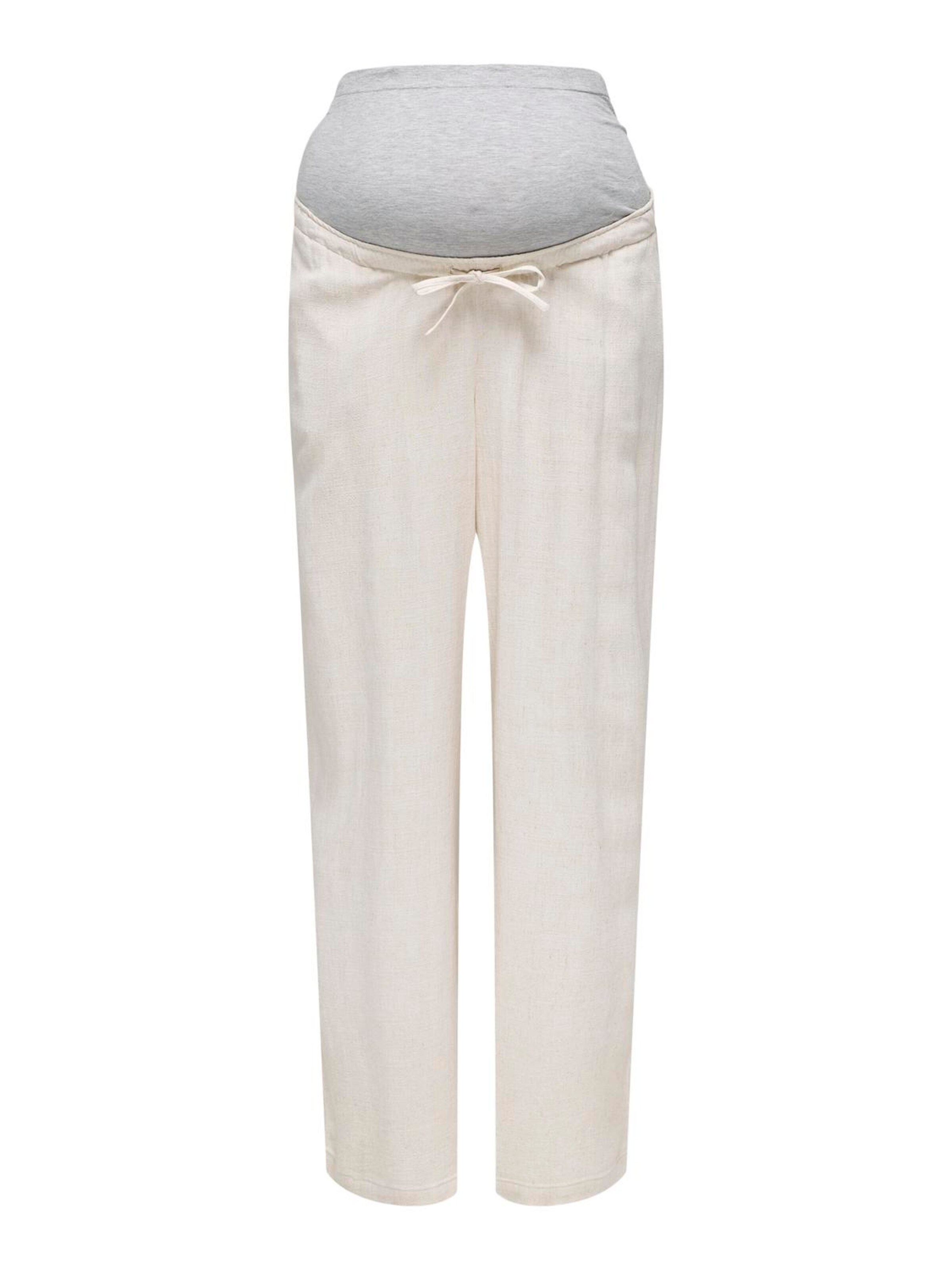 Only Maternity - regular Pantalón 'SIESTA' en beige: frente