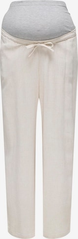Pantaloni 'SIESTA' di Only Maternity in beige: frontale