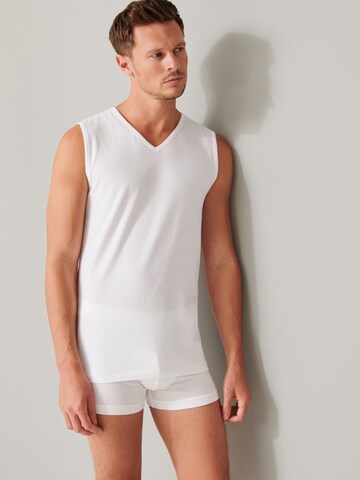 Maillot de corps SCHIESSER en blanc : devant