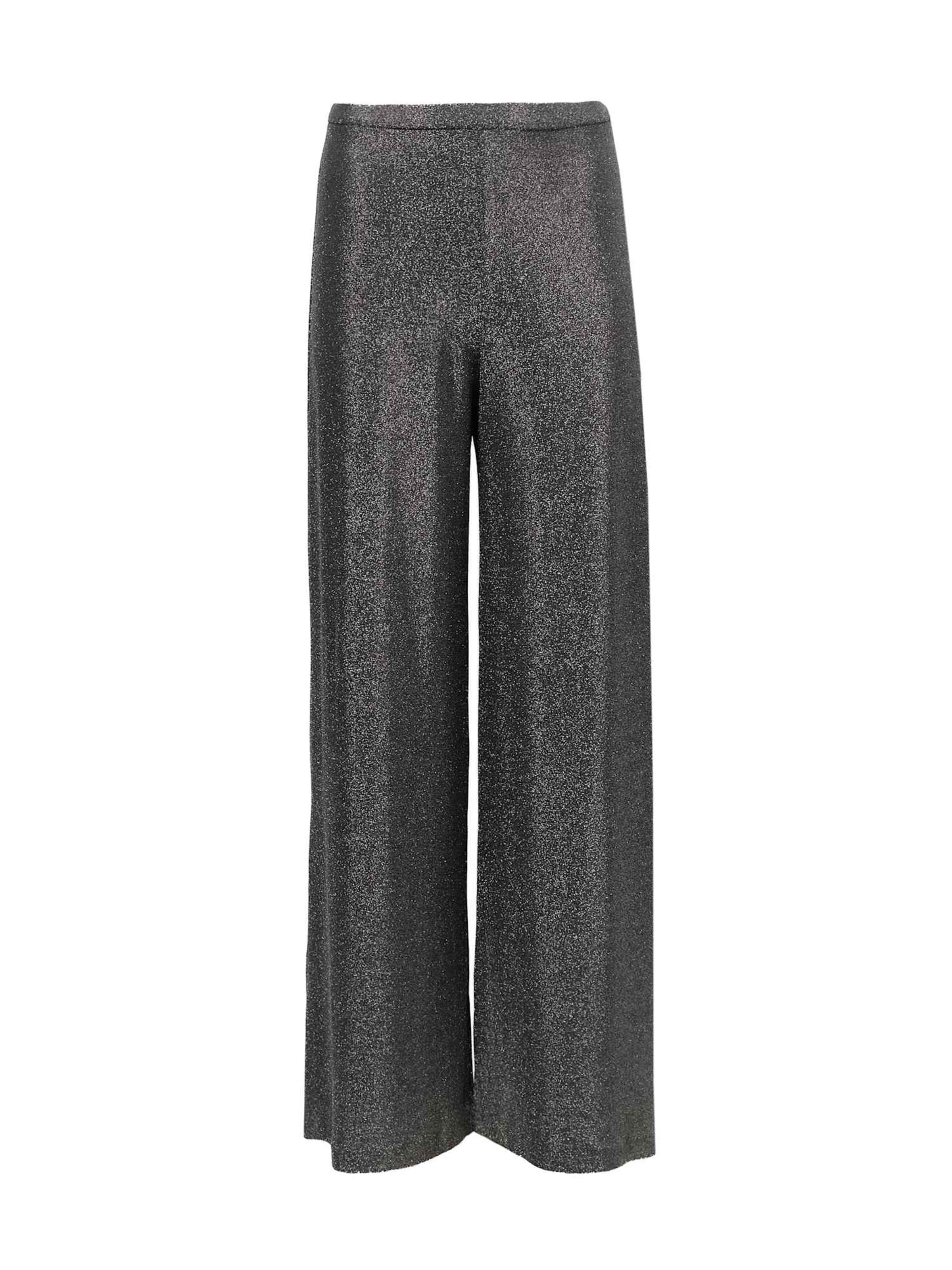 Marks & Spencer Wide Leg Hose in Grau: Vorderseite
