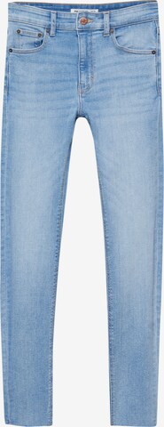 Pull&Bear Skinny Jeans in Blauw: voorkant