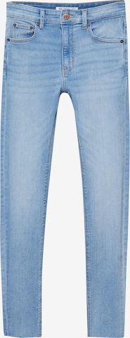 Pull&Bear Skinny Jeans in Blauw: voorkant