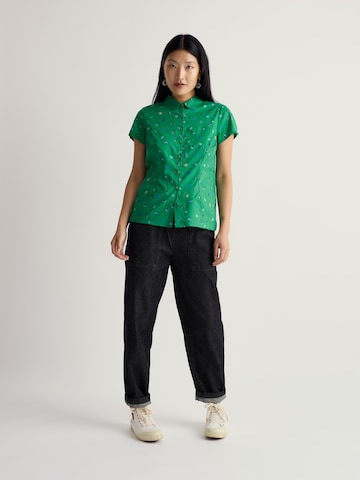 Seasalt Cornwall Pusero 'Rushmaker' värissä vihreä