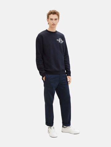 TOM TAILOR DENIM Sweatshirt i blå