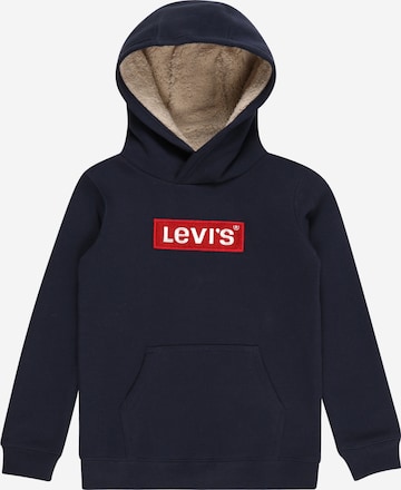 Sweat-shirt Levi's Kids en bleu : devant