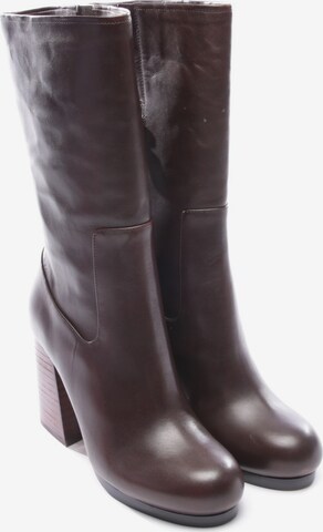 Calvin Klein Dress Boots in 36 in Brown: front