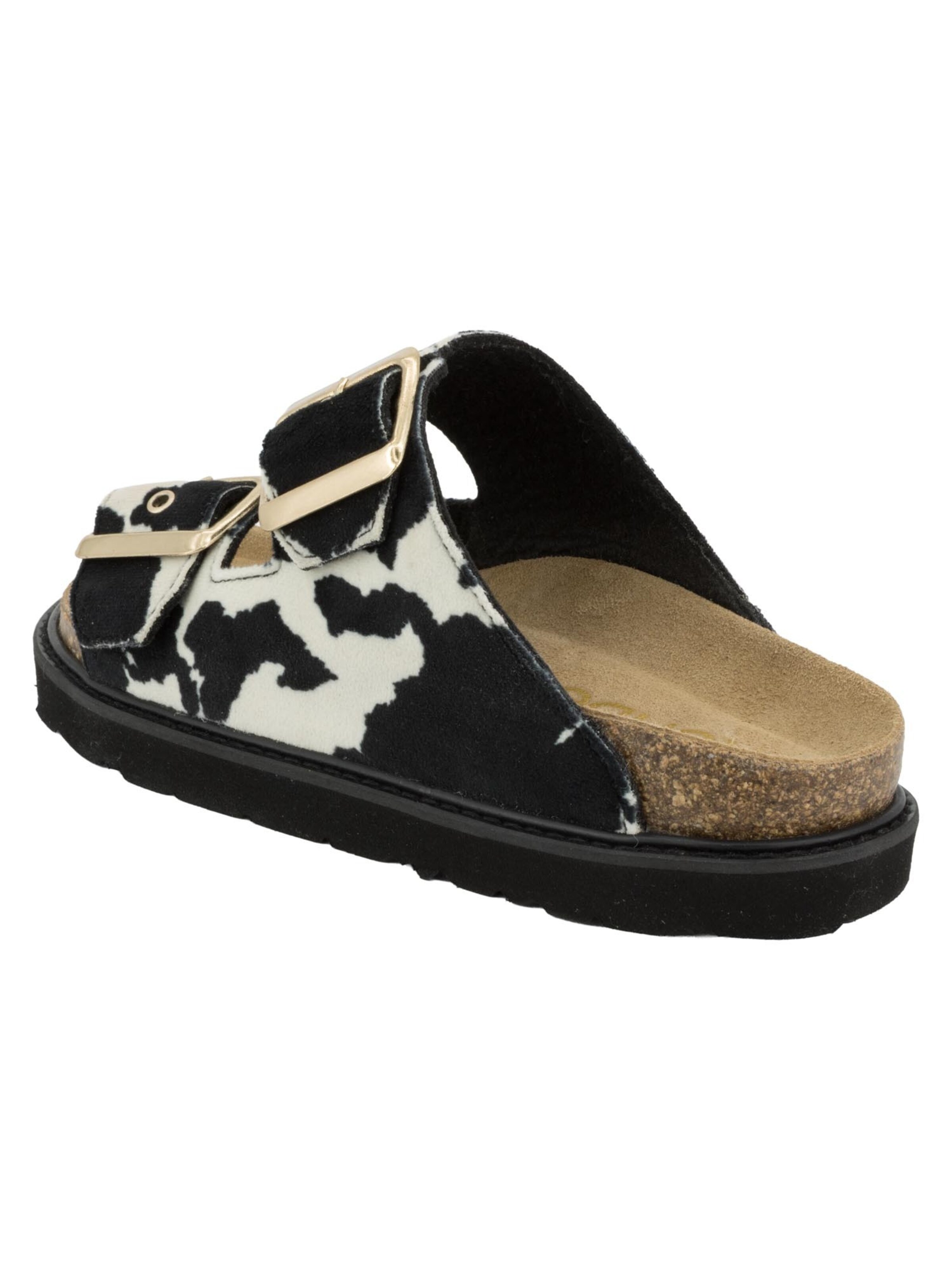 ROHDE Muiltjes 'Tropea' in Zwart