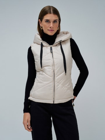 Salsa Jeans Wintermantel in Wit: voorkant