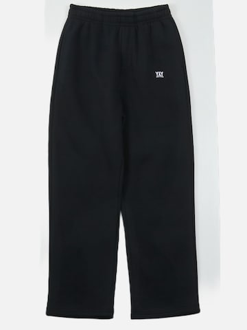HEFTYKA Loose fit Workout Pants 'OPEN LEG JOGGER' in Black: front