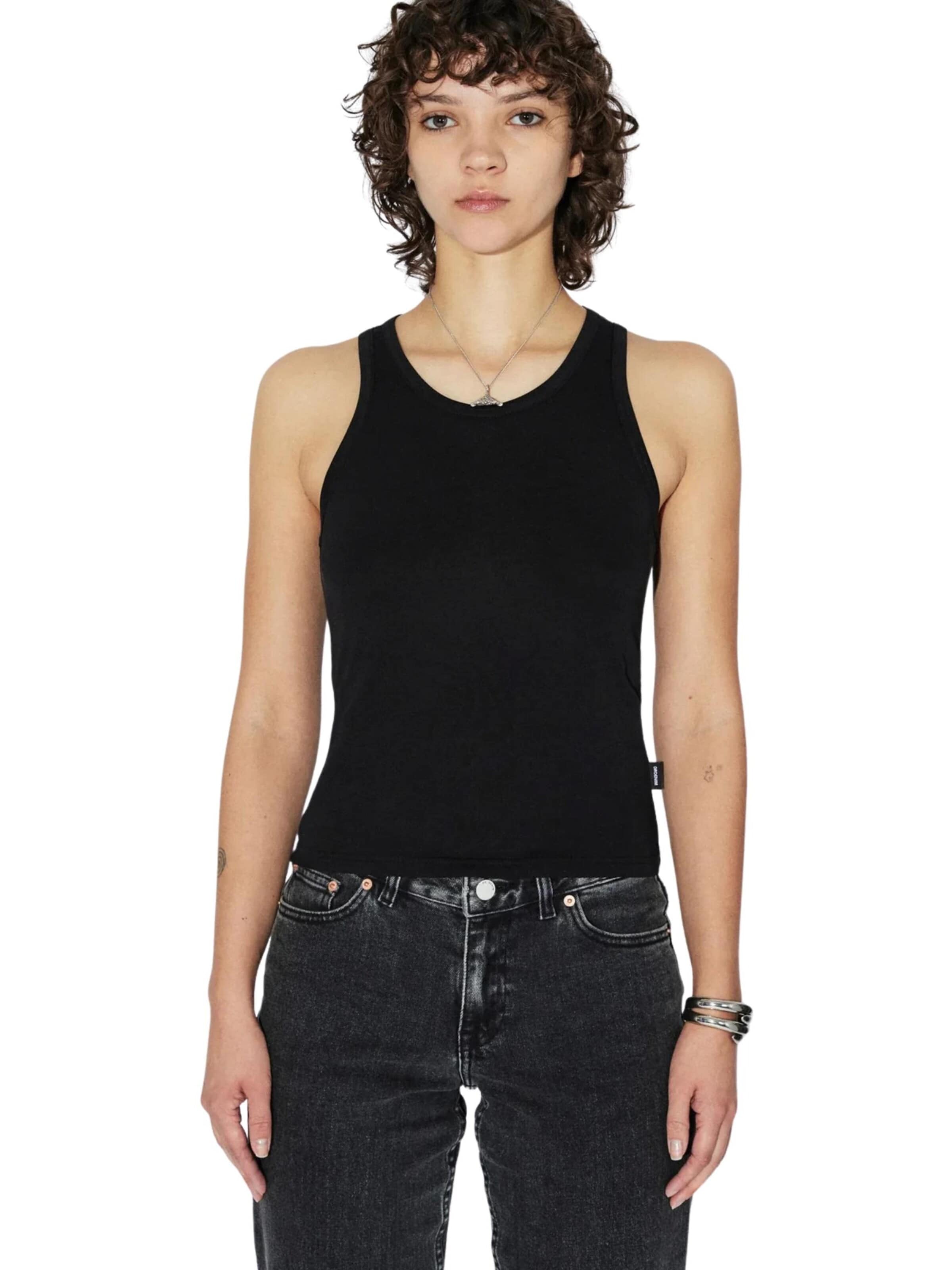 Haut Dr. Denim en noir : devant
