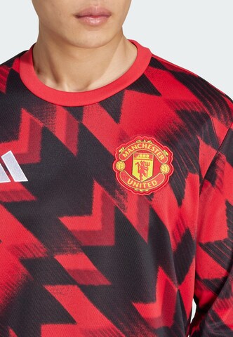 ADIDAS PERFORMANCE Sports sweatshirt 'Manchester United 25/26 Pre-Match' in Red