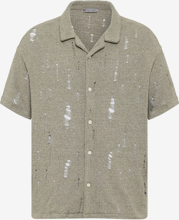 Dandalo Neuletakki värissä vihreä: etupuoli