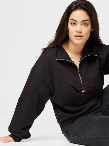 Tommy Jeans Curve - Sudadera en negro