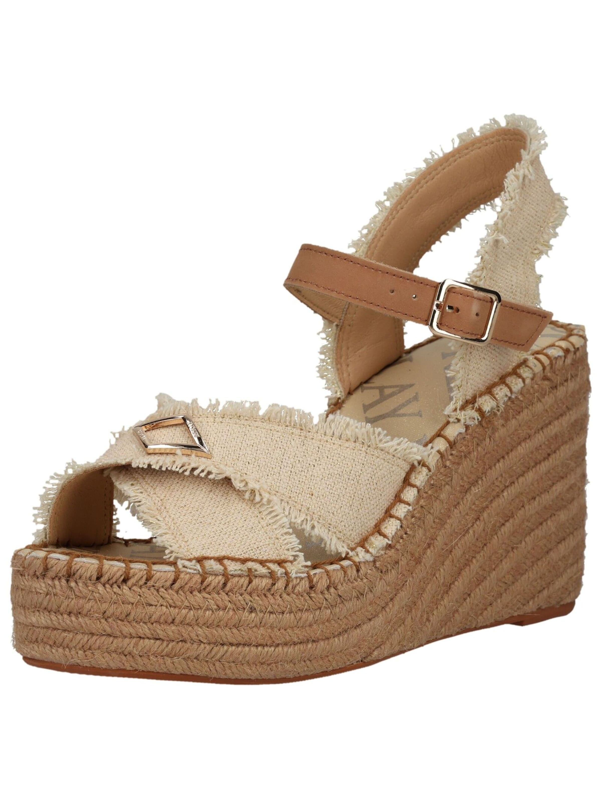 REPLAY Sandaal in Beige: voorkant