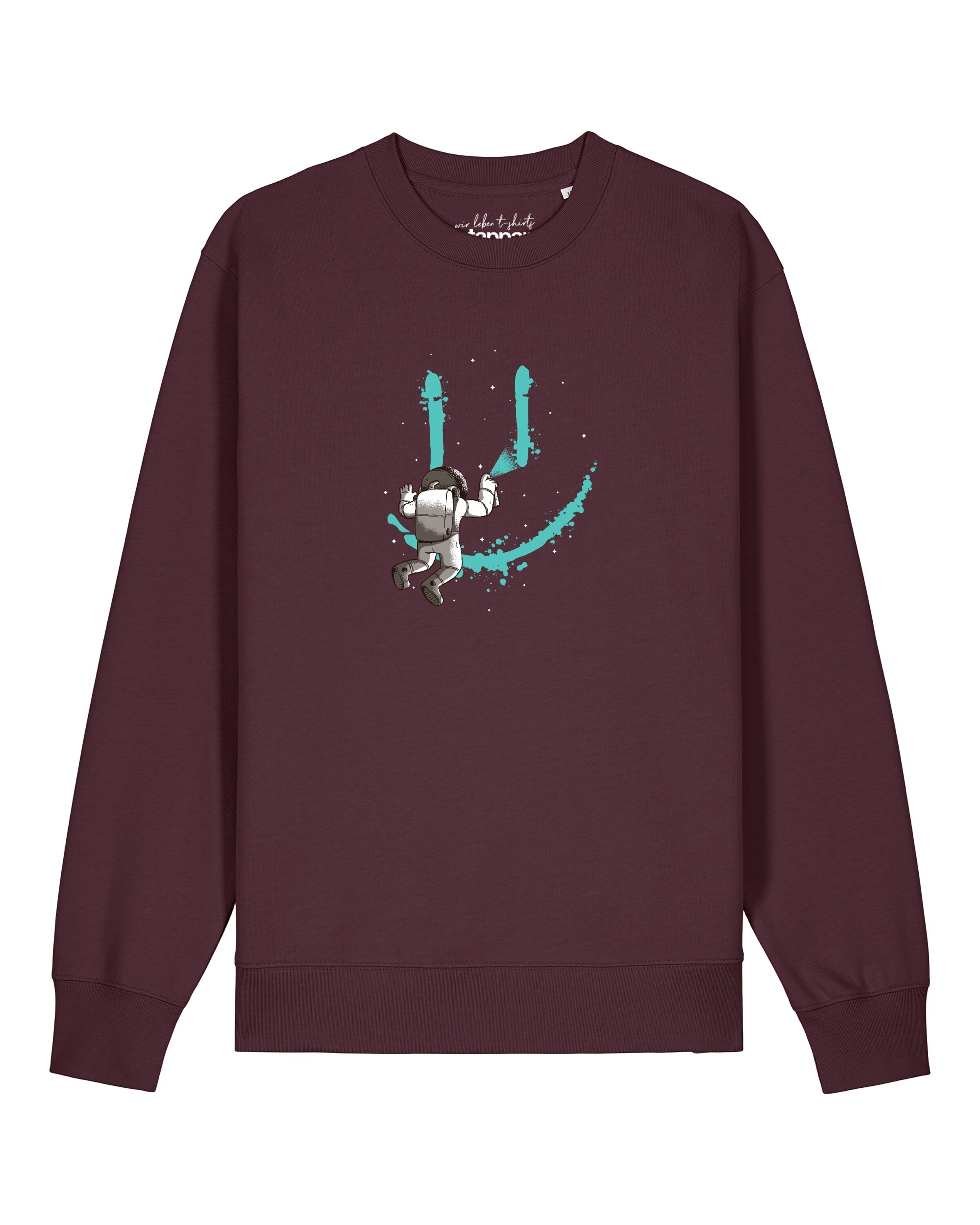 Watapparel Sweatshirt in Rood: voorkant