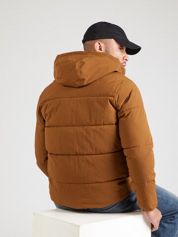 JACK & JONES Winter jacket 'JJGLOBAL' in Brown