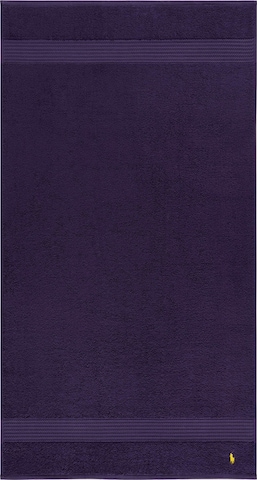 Ralph Lauren Home Shower Towel 'POLO PLAYER' in Purple: front