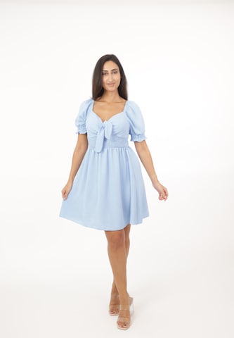 Elara Summer dress in Blue: front