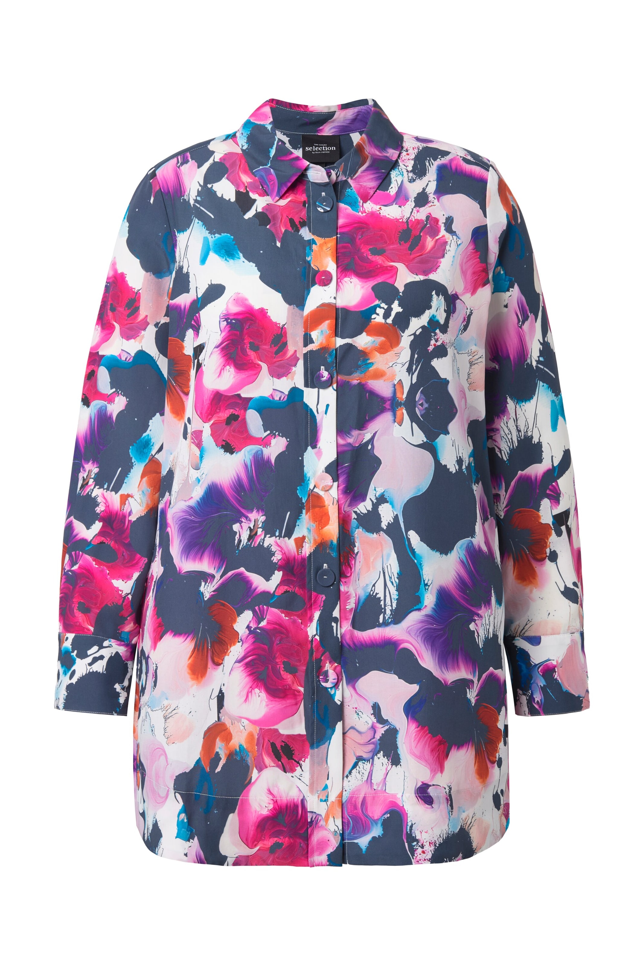 Ulla Popken Bluse in Mischfarben: Vorderseite