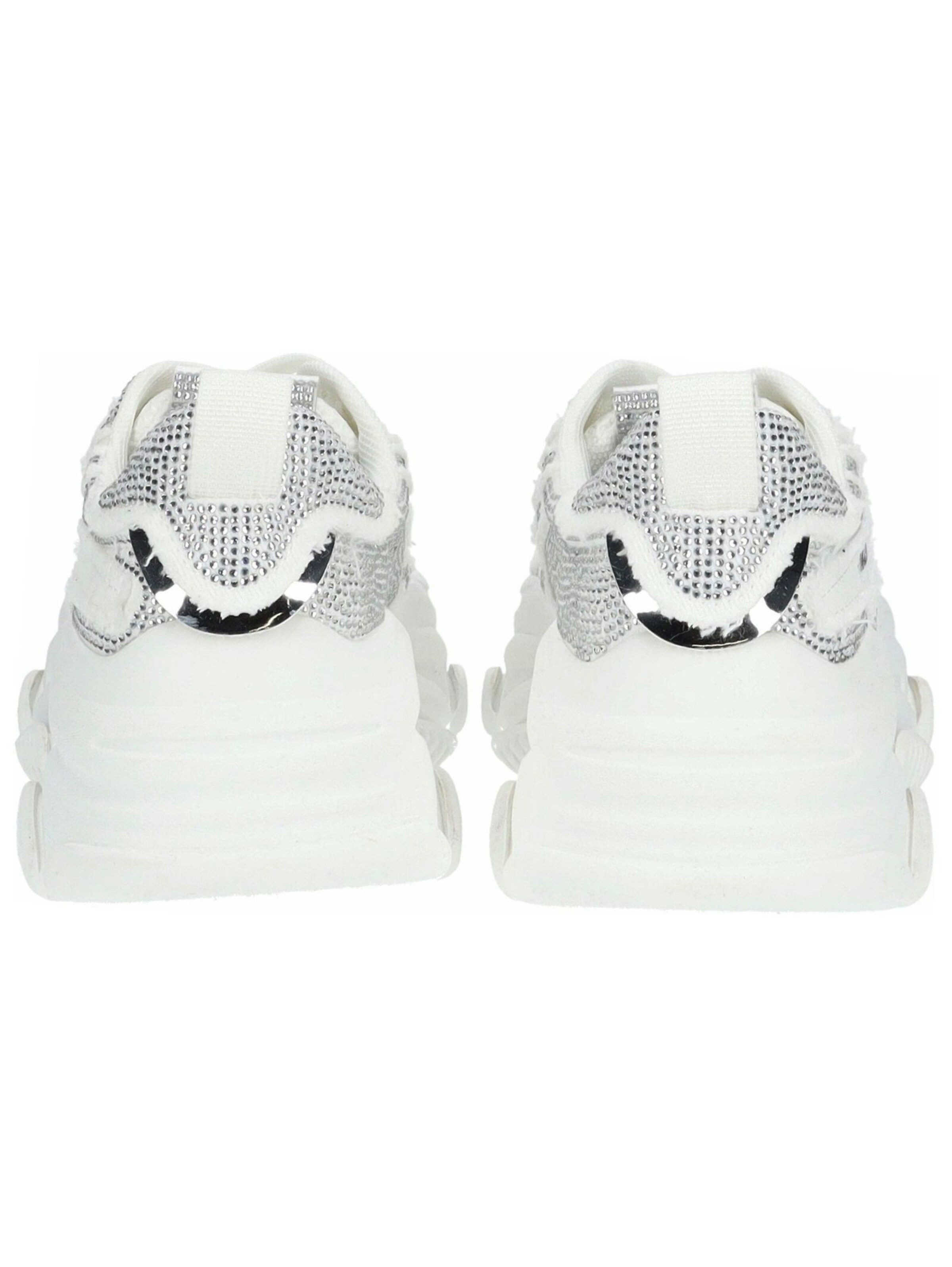 STEVE MADDEN Platform trainers in White