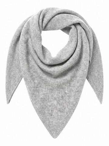styleBREAKER Wrap 'Leichtes Strick Dreieckstuch Woll-Anteil' in Grey: front
