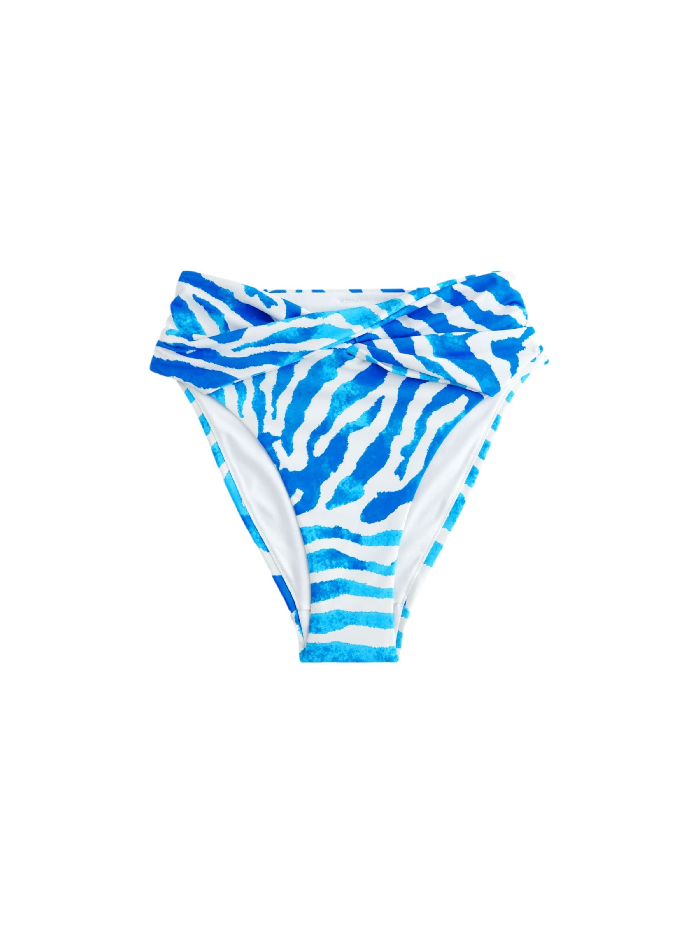 Next Bikinihousut 'Hochbund' värissä sininen: etupuoli