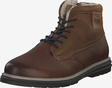 bugatti Lace-Up Boots 'Pako AC050' in Brown: front