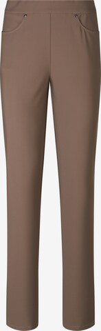 Peter Hahn Regular Broek in Beige: voorkant