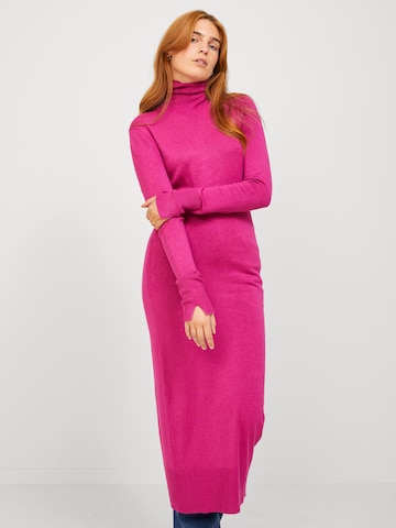 JJXX Stickad klänning 'Cat' i rosa: framsida