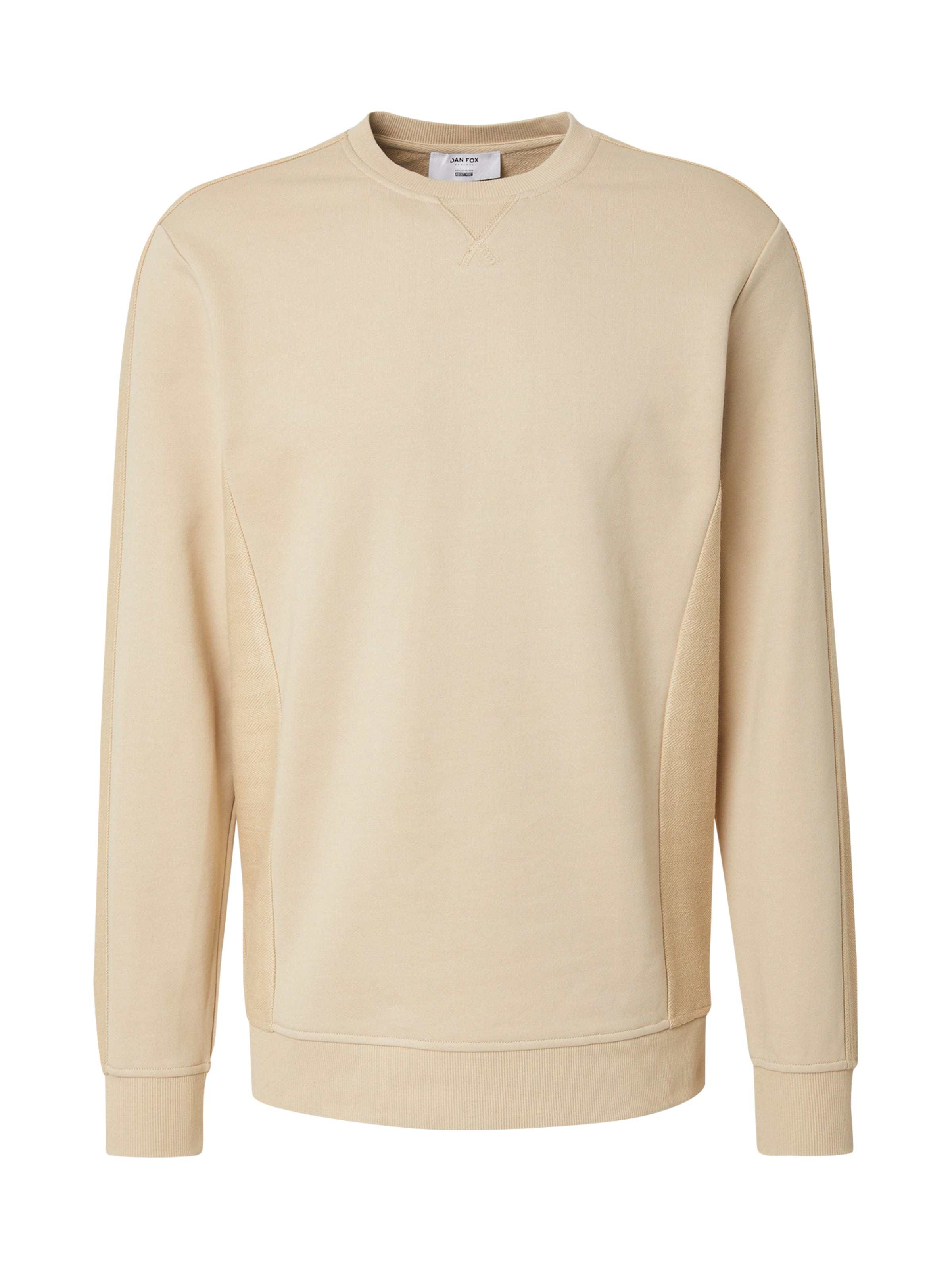 DAN FOX APPAREL Collegepaita 'Nikolai' värissä beige, Tuotenäkymä