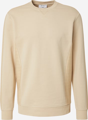 DAN FOX APPARELSweater majica 'Nikolai' - bež boja: prednji dio