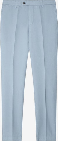 Coupe slim Pantalon chino Hackett London en bleu : devant