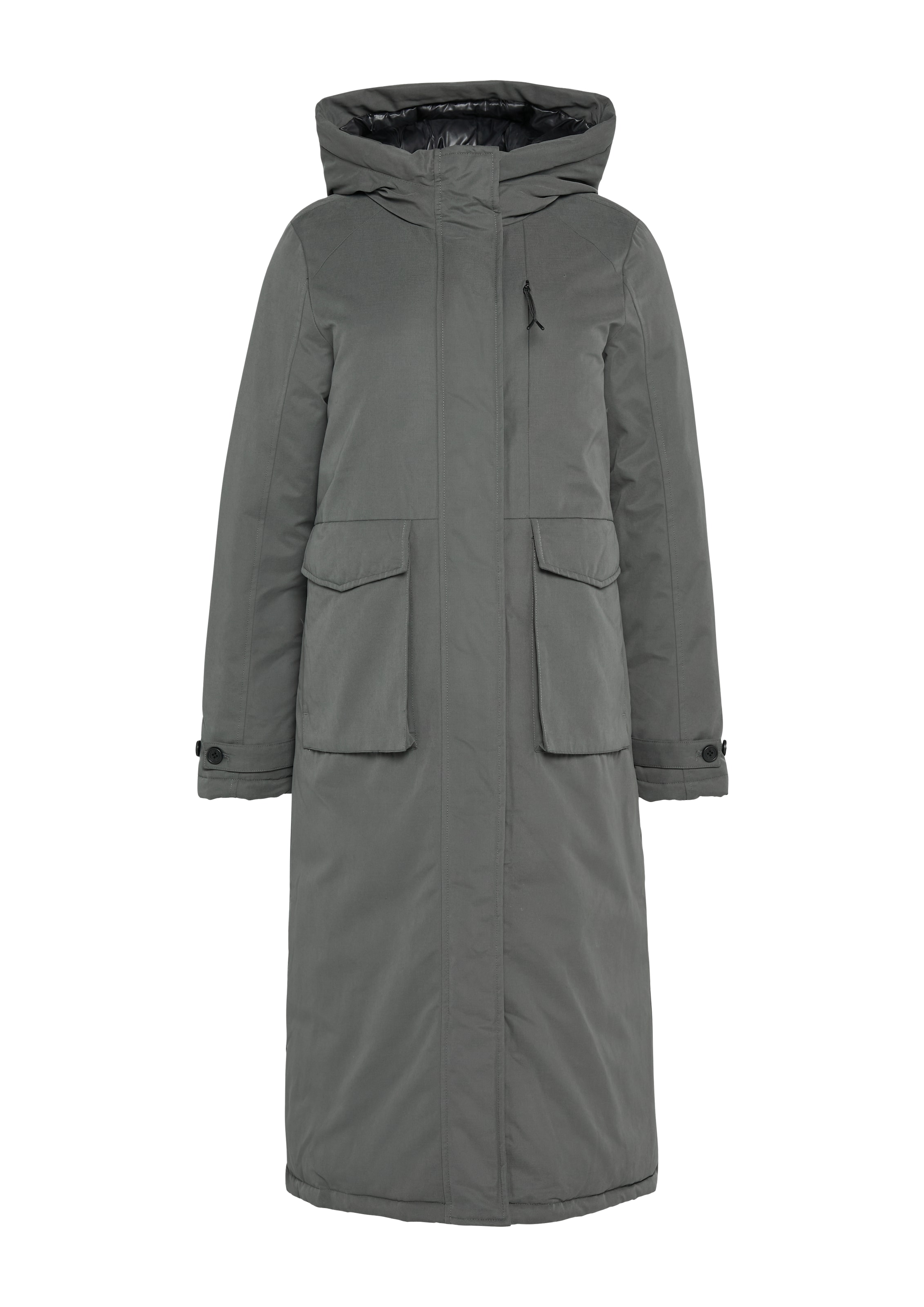 QS Tussenmantel in Grijs: voorkant