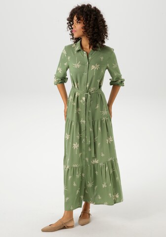 Aniston CASUAL Kleid in Grün: Vorderseite