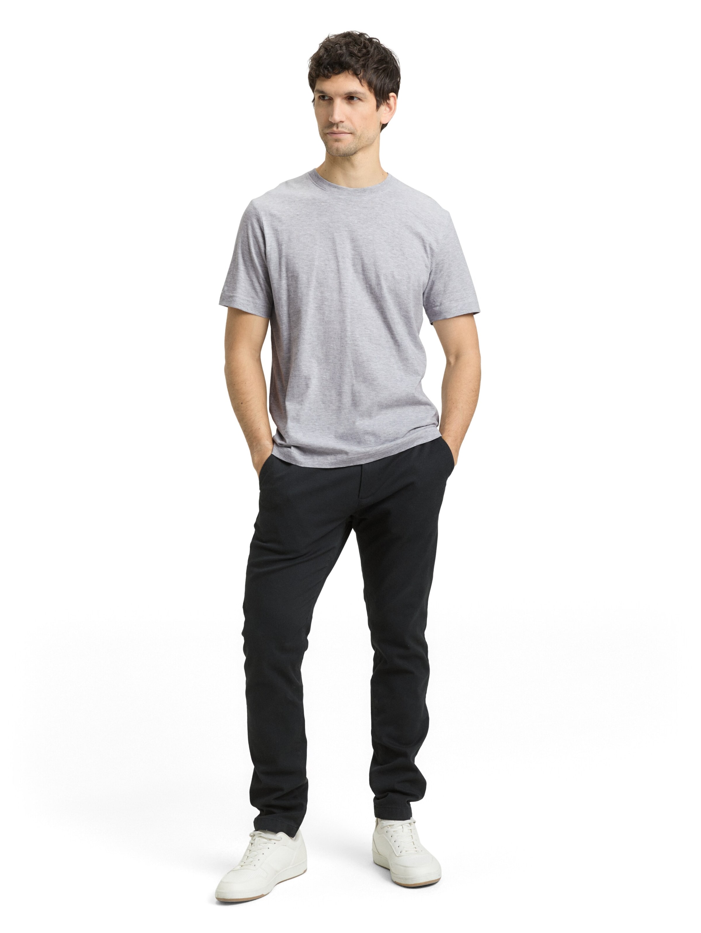 TOM TAILOR T-Shirt in Grau