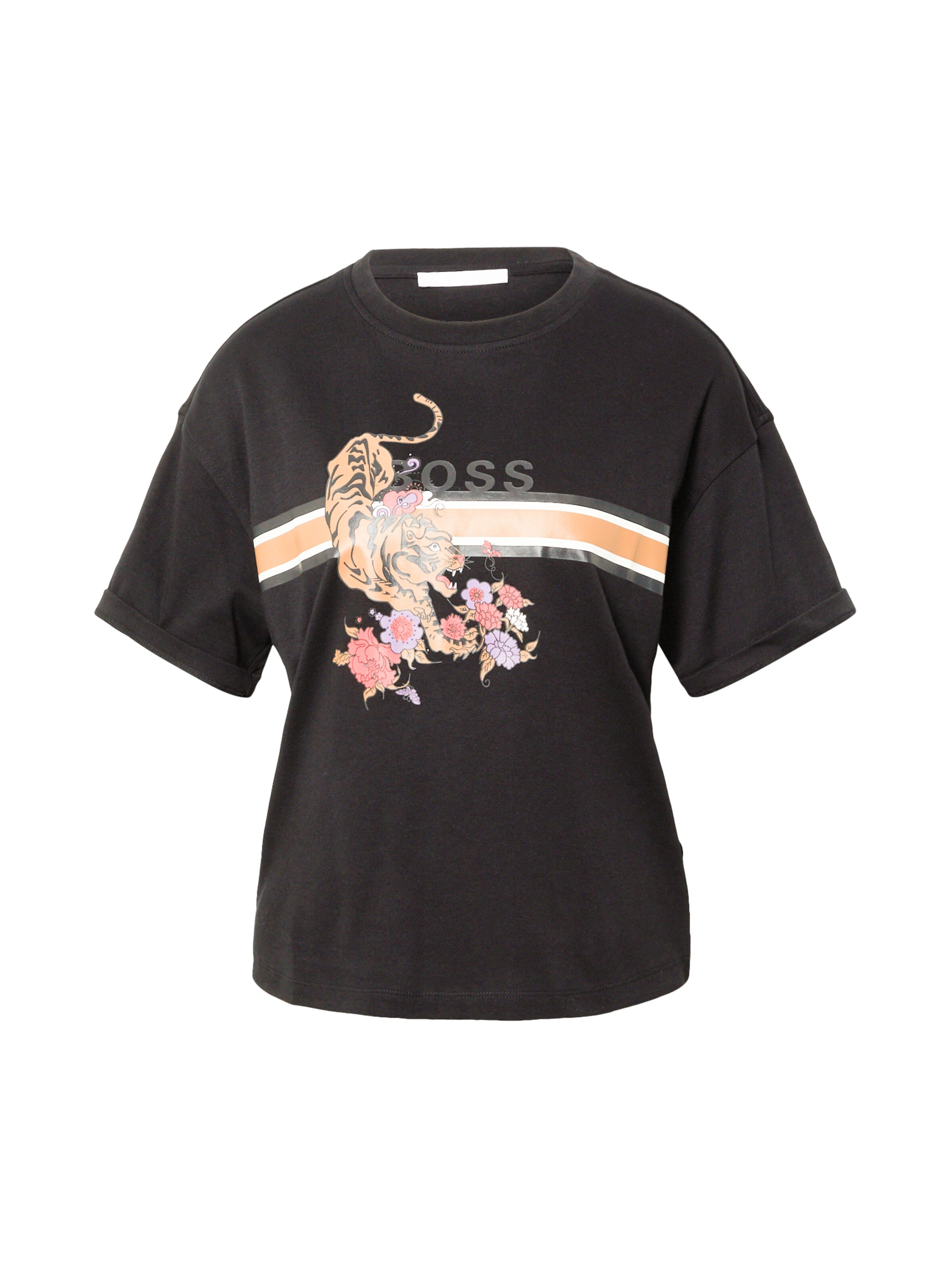 Frauen Shirts & Tops BOSS Black T-Shirt 'Evina' in Schwarz - UF39642