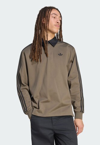 ADIDAS ORIGINALS - Camiseta en marrón: frente