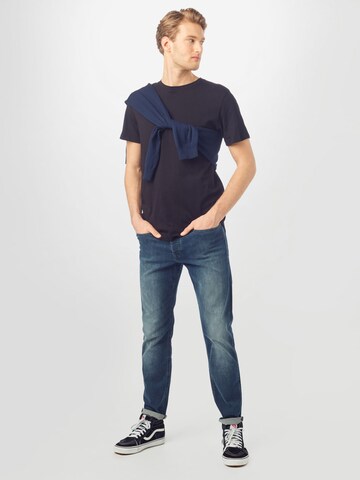 JACK & JONES Tričko 'JJENoa' - Modrá