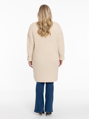 YOEK Strickjacke in Beige