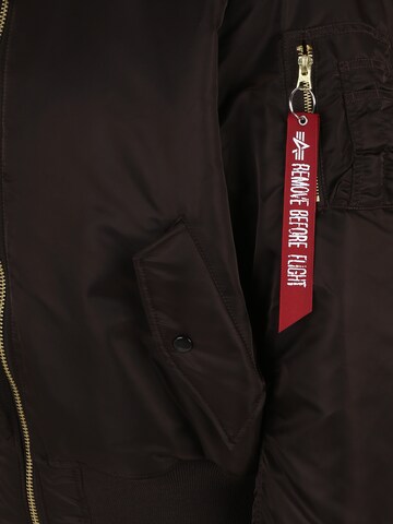 ALPHA INDUSTRIES Jacke 'MA-1' in Braun