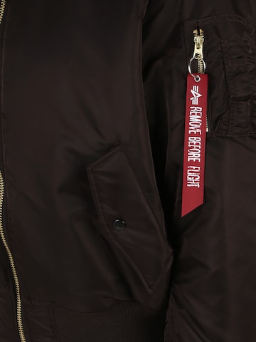 ALPHA INDUSTRIES Prehodna jakna 'MA-1' | rjava barva