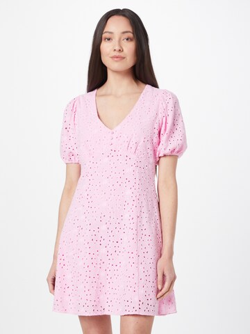 Forever New Shirt Dress in Pink: front