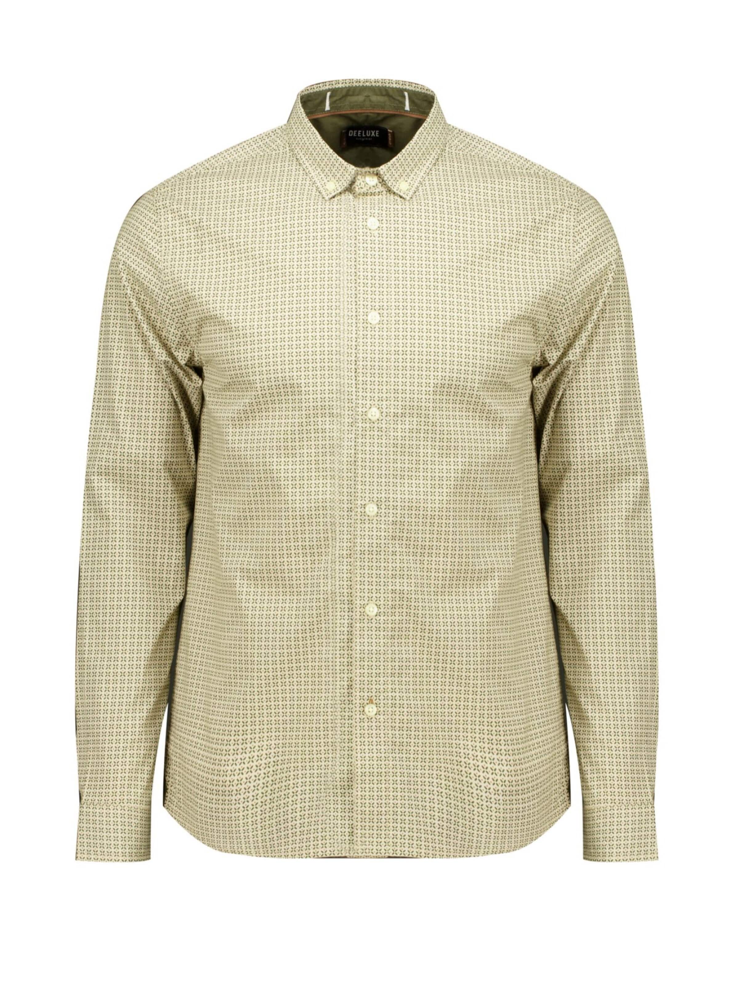 Deeluxe Overhemd in Beige: voorkant