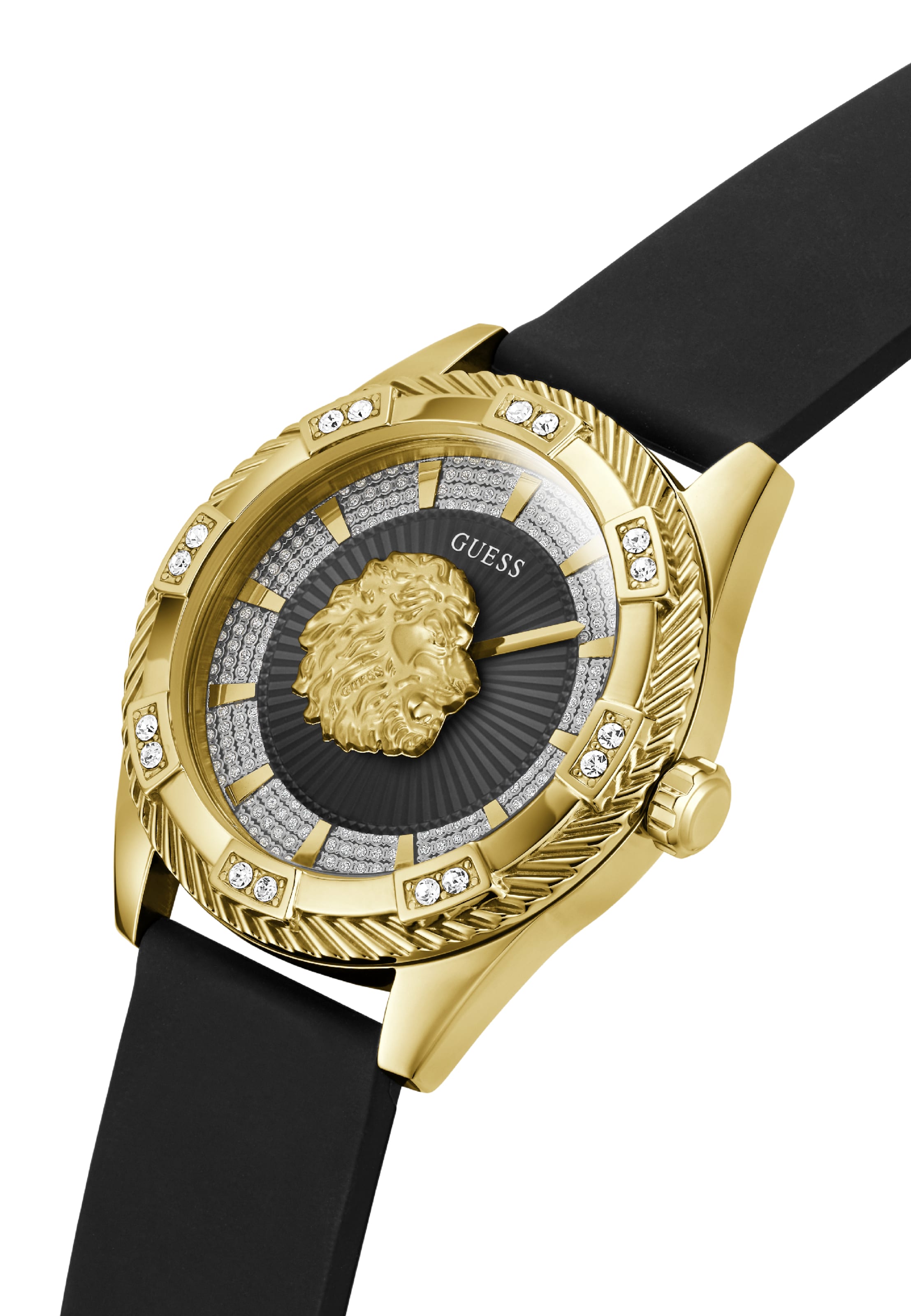 GUESS Analoog horloge ' BEAST ' in Zwart